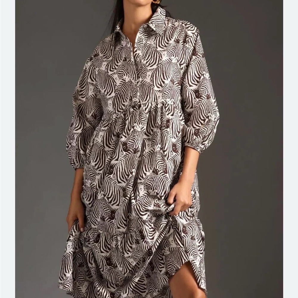 Anthropologie Maeve Bettina Shirt Dress